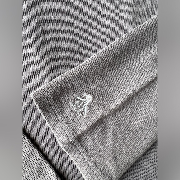 Original Penguin Grey Long Sleeve Pima Cotton Shirt Preppy Prep Unisex Large - Picture 3 of 10